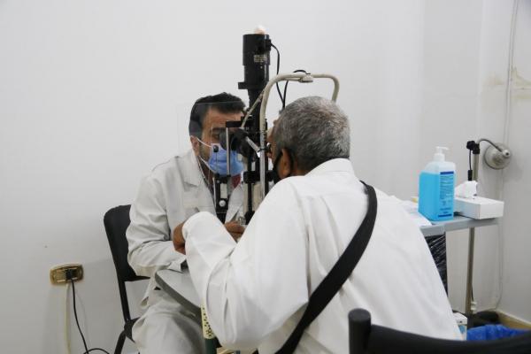 القافلة الطبية العينية بالتعاون مع مشفى العيون الدولي