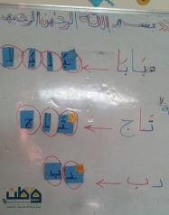 <<خبرة لغوية >> وتشكيل الأحرف بواسطة الرمل والصلصال